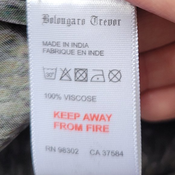 Bolongaro Trevor Draped Snake Sleeveless Top, BNWT, size M - Picture 10 of 10